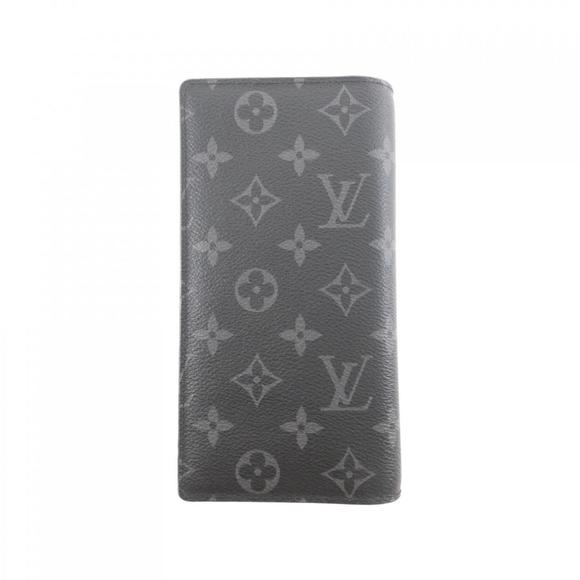 LOUIS VUITTON Other - Louis Vuitton Monogram Eclipse Portefeuille Brazza M61697 Wallet